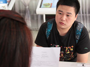 正在面試的學生