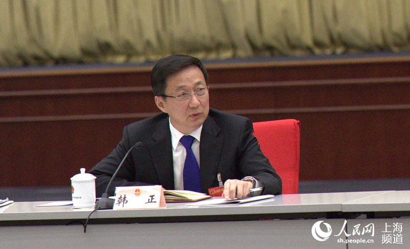 韓正、楊雄分別參加浦東、徐匯代表團審議