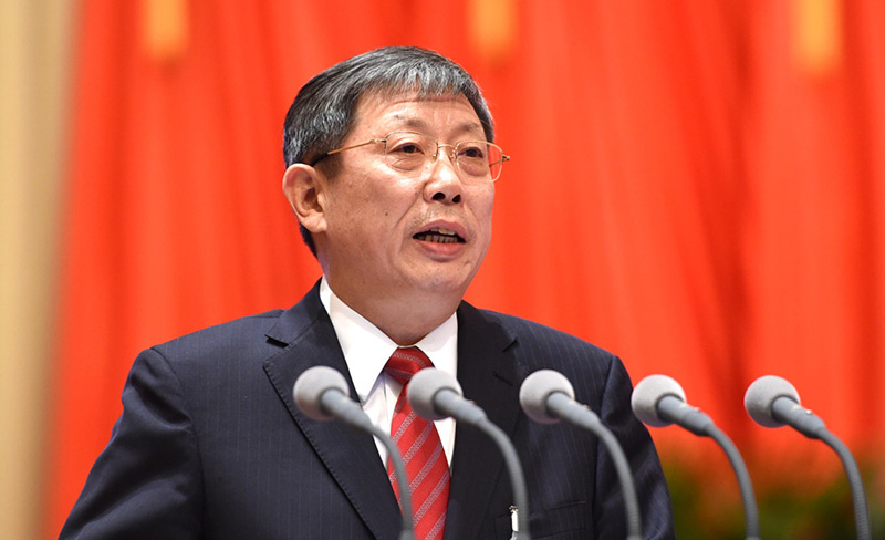 楊雄作上海市政府工作報告