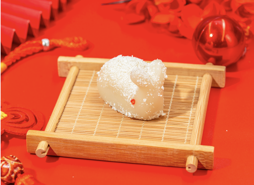 圖說:寧波湯團店的兔年限定芒果大福