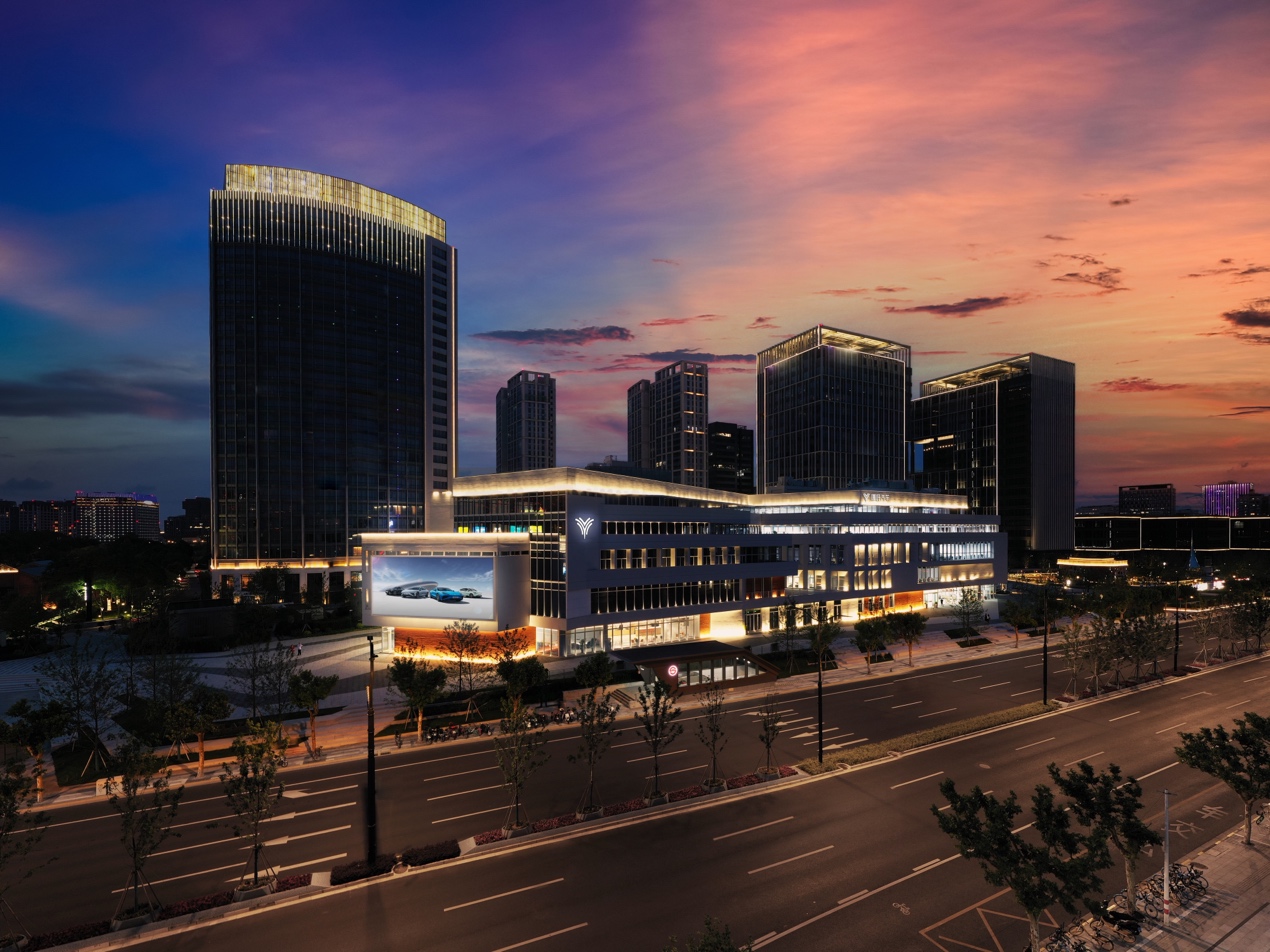 哪吒汽車總部。普陀區委宣傳部供圖