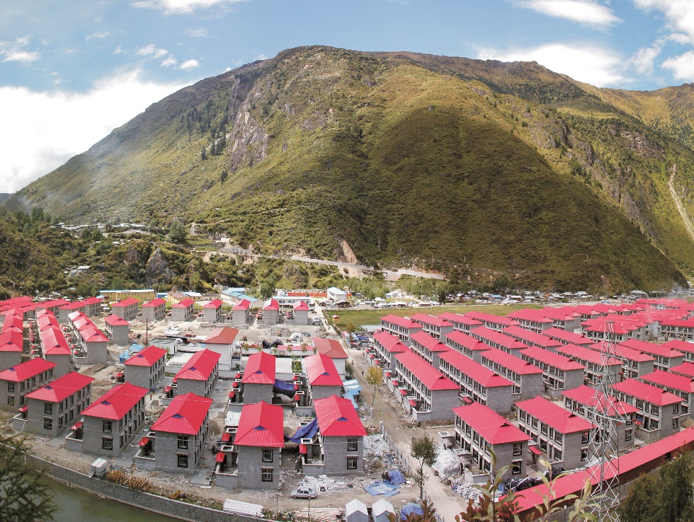 西藏9.18災后重建的亞東三崗新鎮