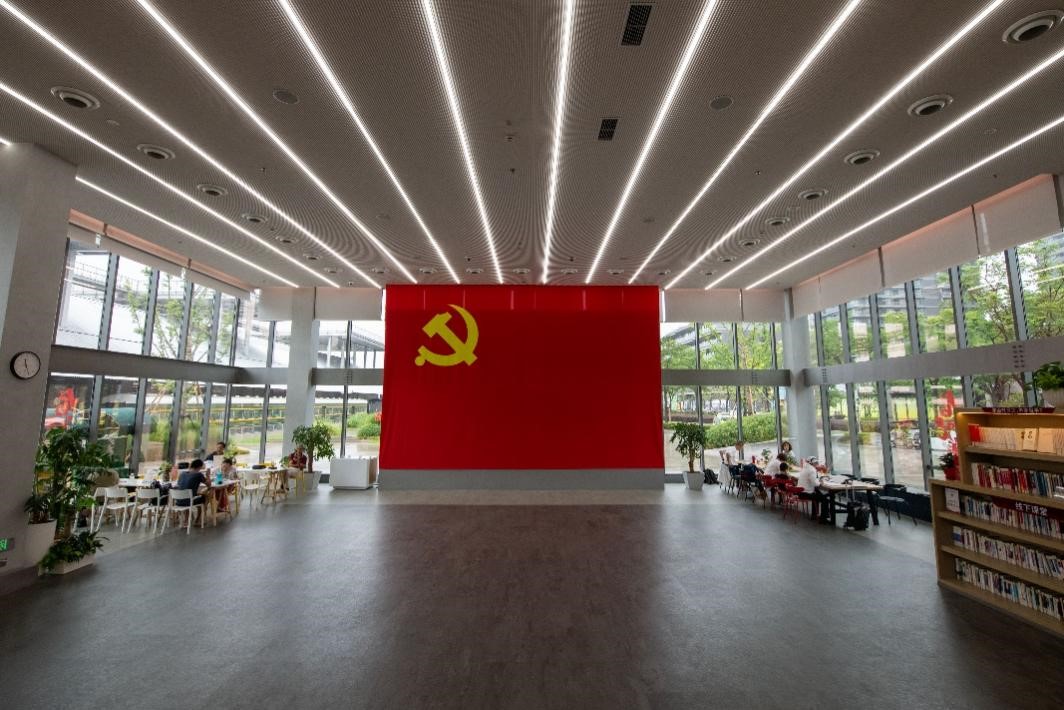 “水岸講堂”報告廳。 人民網記者 翁奇羽攝