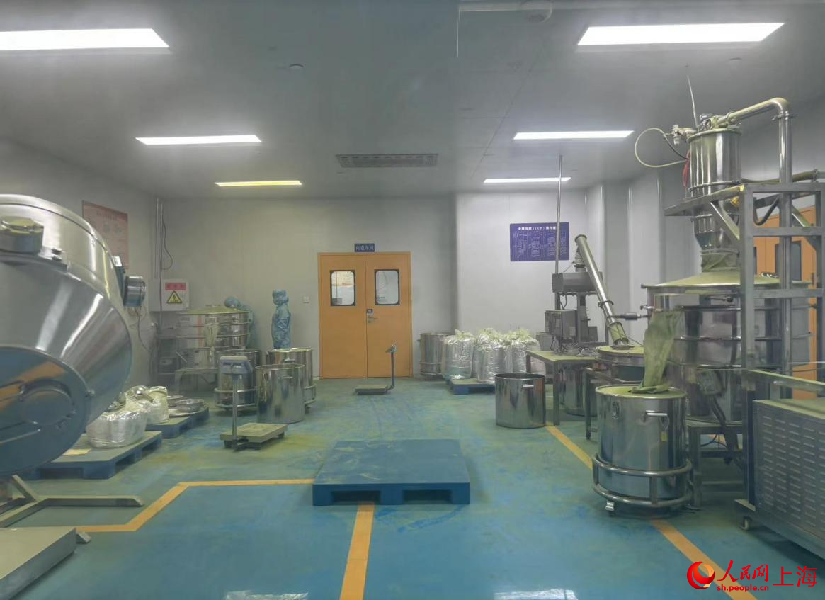 世界抹茶超級工廠車間。人民網記者 董志雯攝