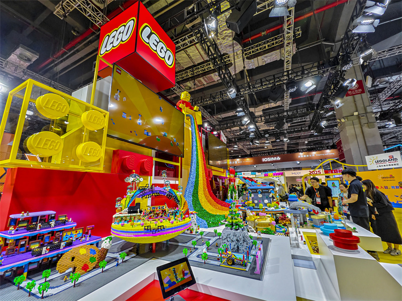樂高展區。 人民網記者 王初 攝
