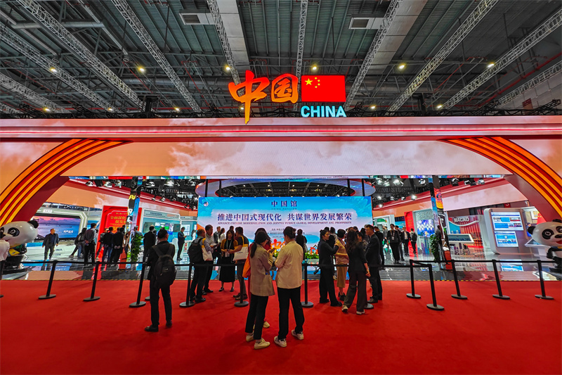 進博會中國館。人民網記者 王初攝