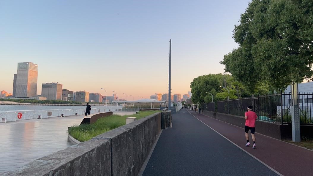 黃浦濱江步道 人民網記者 王文娟 攝