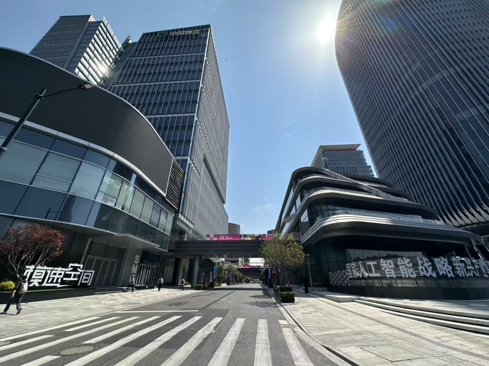 “模速空間”大模型創新生態社區。本報記者 謝雨攝