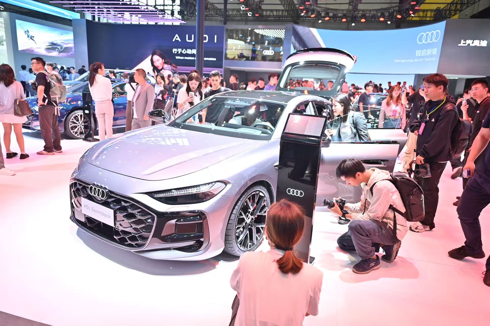 上汽大眾新產品受到關注。馬作鵬攝