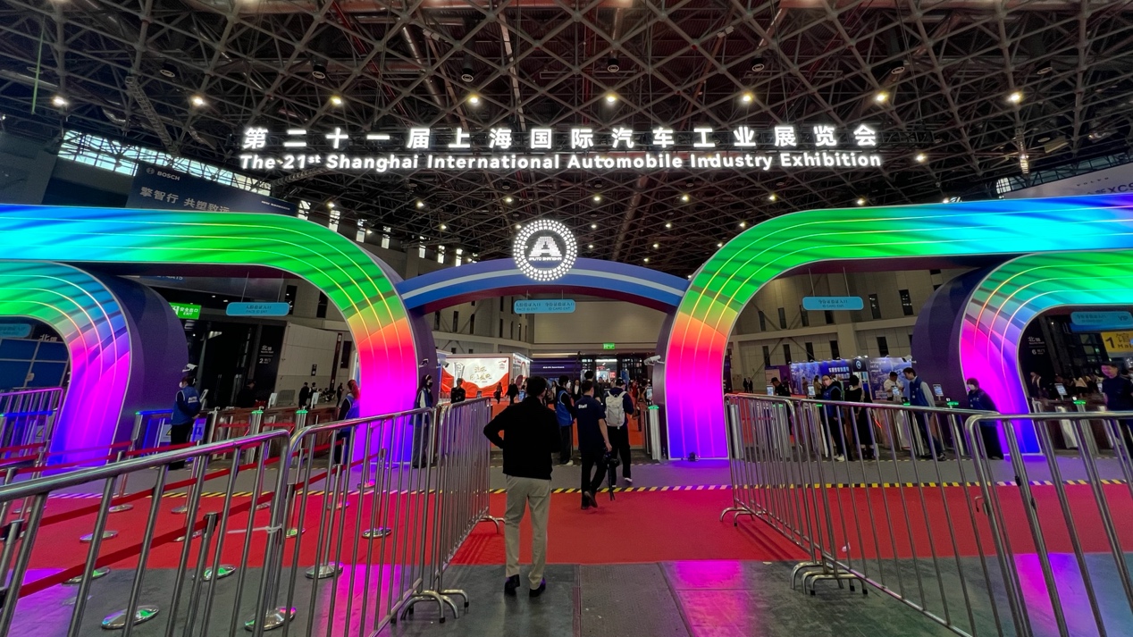 2025年上海車展現場。馬作鵬攝