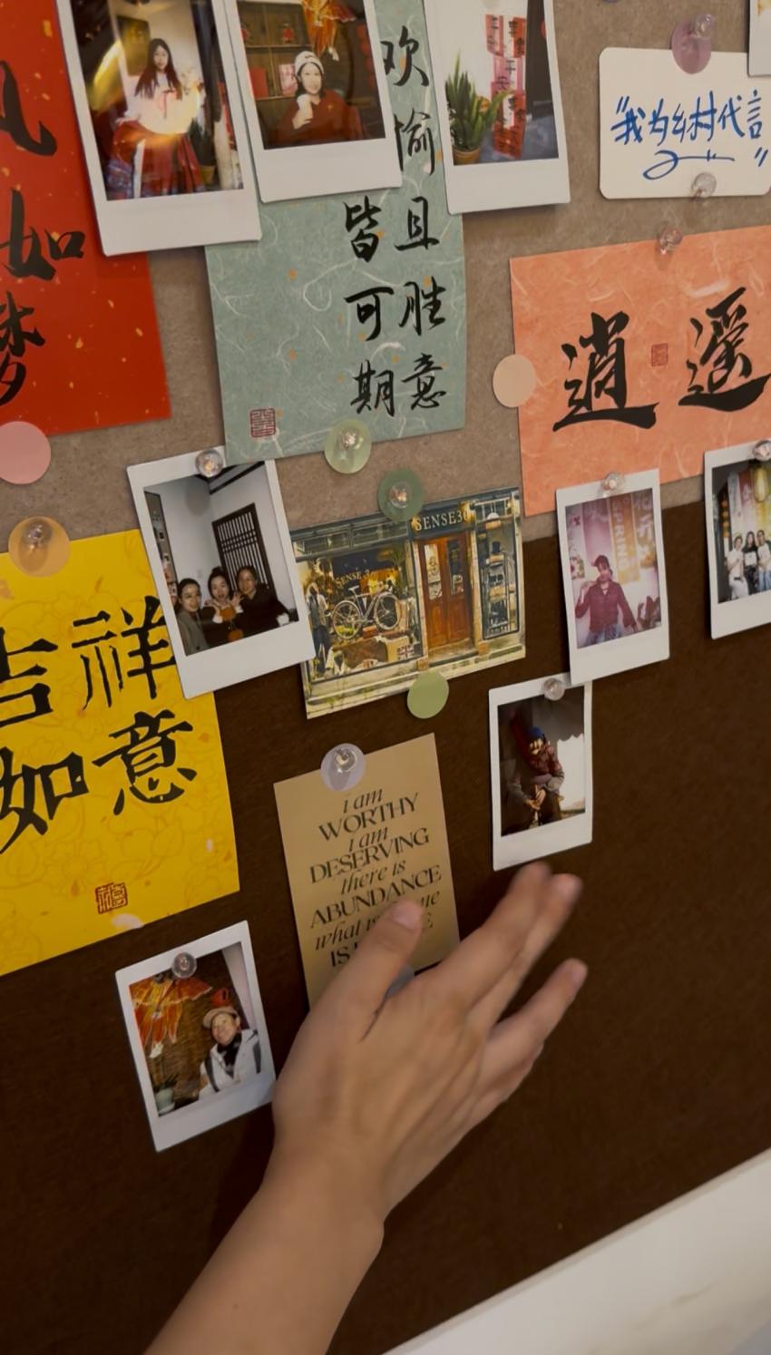 互動留影墻。人民網記者 龔莎攝