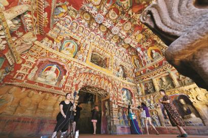 云岡第12窟復制洞窟。賴鑫琳 攝