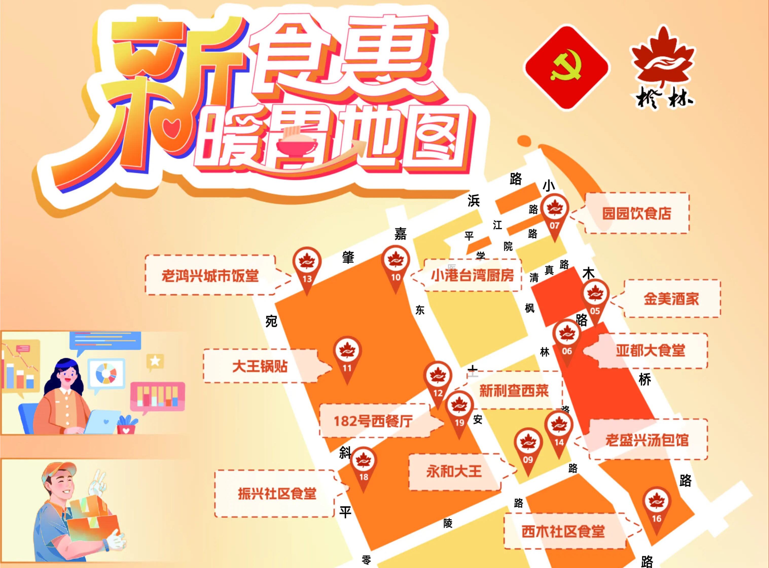 楓林“新食惠暖胃地圖”送給你